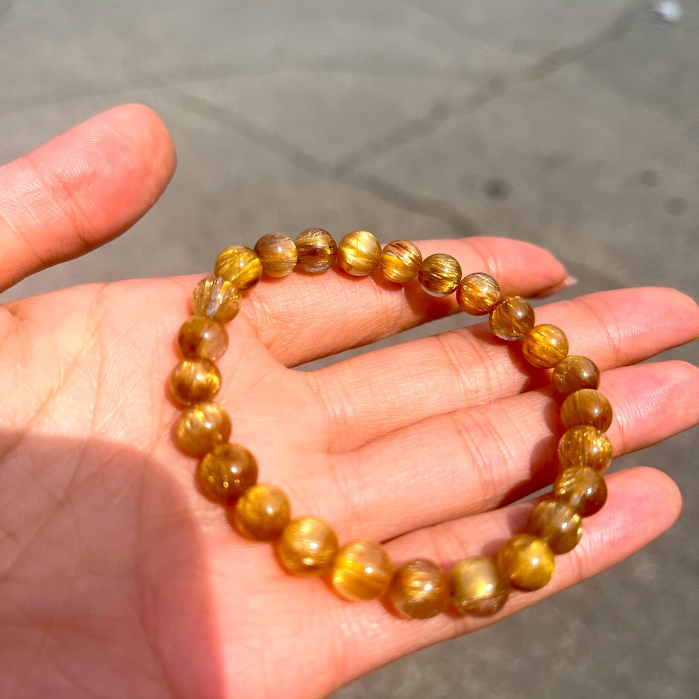 Golden Rutilated quartz - Picture 4 of 4